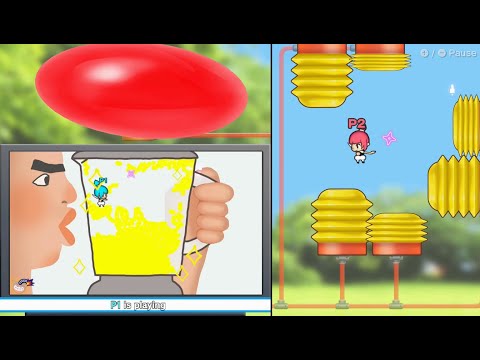 WarioWare: Get It Together! Nintendo Switch Balloon Bang 2 player 60fps