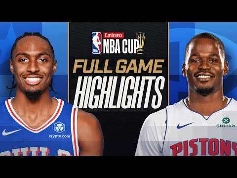 76ERS at PISTONS | EMIRATES NBA CUP 🏆 | FULL GAME HIGHLIGHTS | November 14, 2025