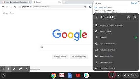 Enable Dictation in Chromebook