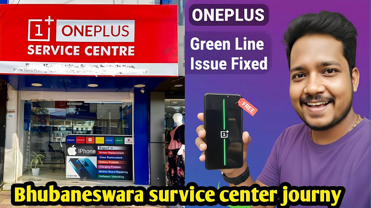 Jeypore to bhubaneswara service center travel for OnePlus green line issues fixed .