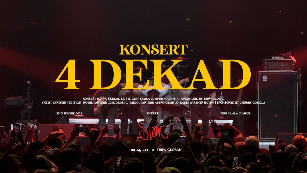 Konsert 4 Dekad Slank Live in Zepp Kuala Lumpur , Malaysia 