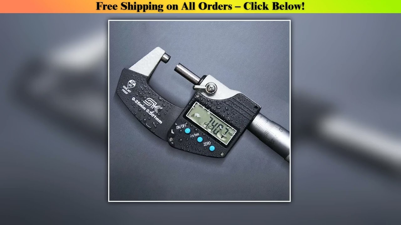 0-25-50-75-100mm IP65 Protection Level Digital Outside Micrometer Electronic Micrometer Gauge
