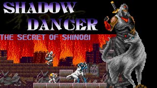 Shadow Dancer: The Secret of Shinobi (MD · Sega Mega Drive) full game (hard mode) session🥷🐺🎮