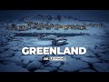 FLYING OVER GREENLAND 4K Ambient Drone Film Music For Beautiful Relaxation 