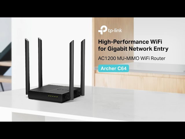 TP-Link Archer C64 AC1200 Wireless MU-MIMO WiFi Router