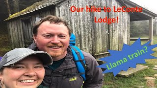 Hike to LeConte Lodge '22  Mount LeConte  Rainbow Falls  Trillium Gap  Great Smoky Mountains