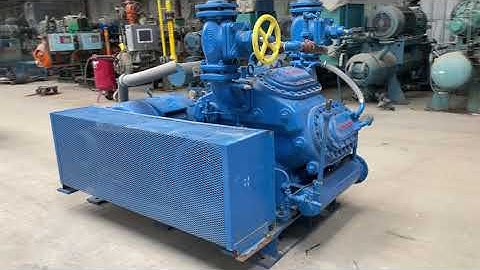 Genemco- Mycom N8WB 8-Cylinder Reciprocating Compressor (150 HP, 460 Volts)