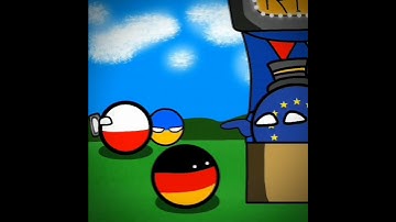 RING TOSS GAME. #countryballs #shorts