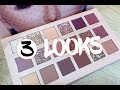 3 Looks Using the Huda Beauty New Nude Palette