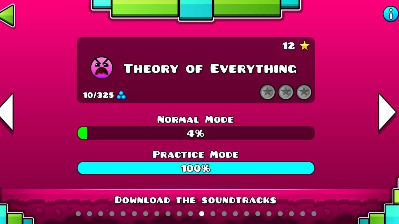 Geometry dash theory everything compilation