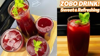 How To Make Authentic Sobolozobo Drink Hibiscus Tea- So Sweet And Natural
