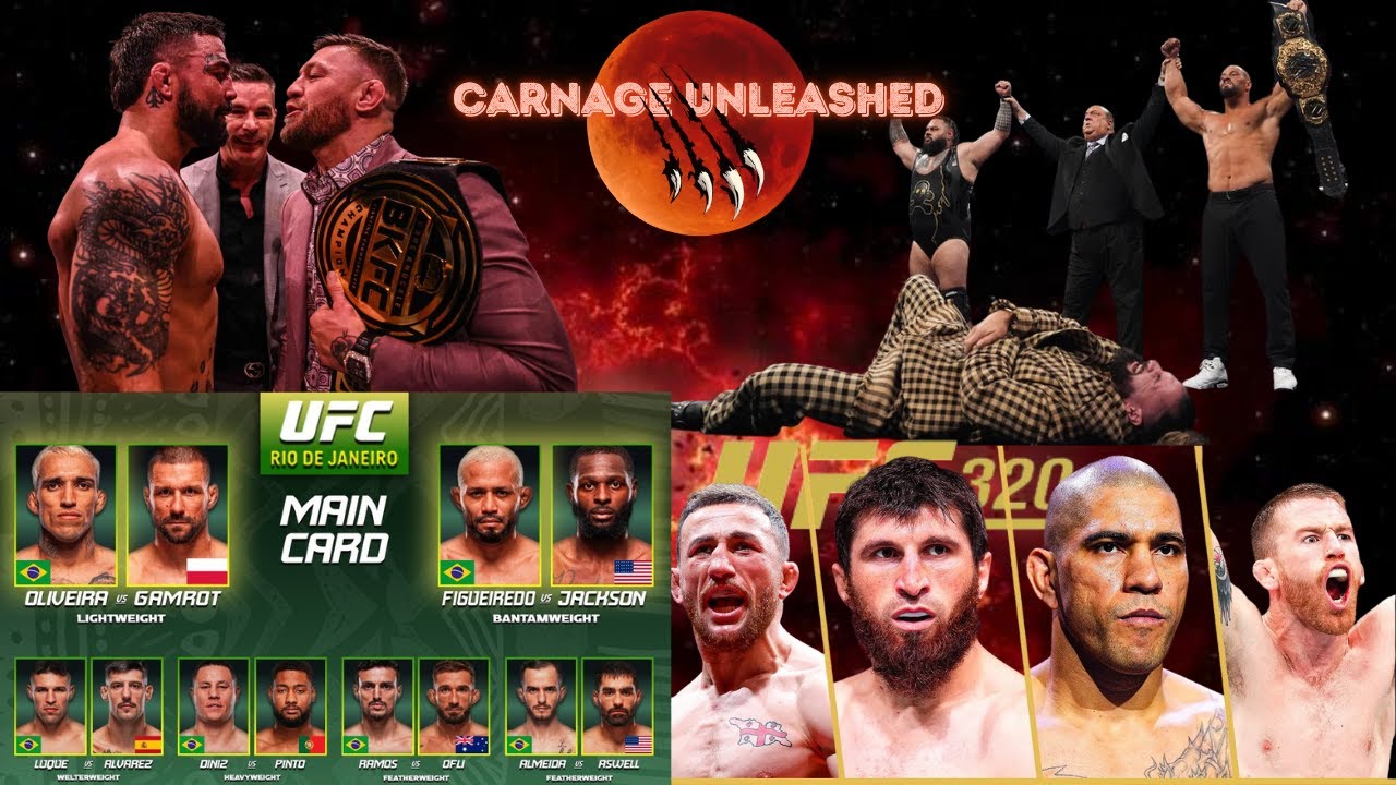 Carnage Unleashed | UFC 320, McGregor White House Card, Mike Perry in BKFC & More!