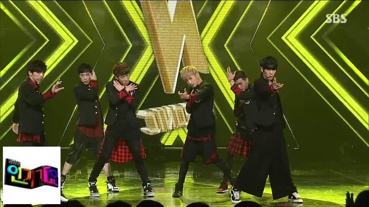 [Ensonic (N-SONIC)] Papillon @ Популярная песня Inkigayo 140629