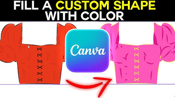 How To Fill a Custom Shape with Color in Canva in 2025