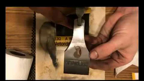 Hand Plane Restoration - Lever Cap