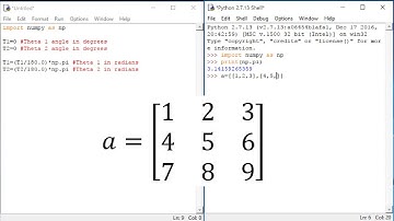 Robotics 1 U1 (Kinematics) S3 (Rotation Matrices) P2 (Rotation Matrices in Python)