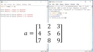 Robotics 1 U1 (Kinematics) S3 (Rotation Matrices) P2 (Rotation Matrices in Python)