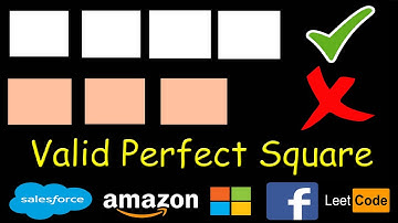 Valid Perfect Square | Leetcode #367