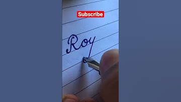 how to write Royal in calligraphy | cursive writing |Royal #shorts #shortsfeed #calligraphy