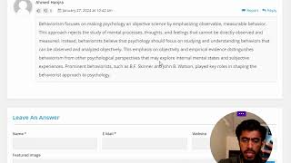 Behaviorism focuses on making psychology an objective science by