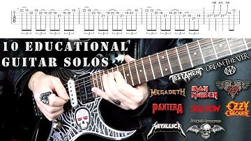 10 Advanced Guitar Solos To Boost Your Playing | With Tabs