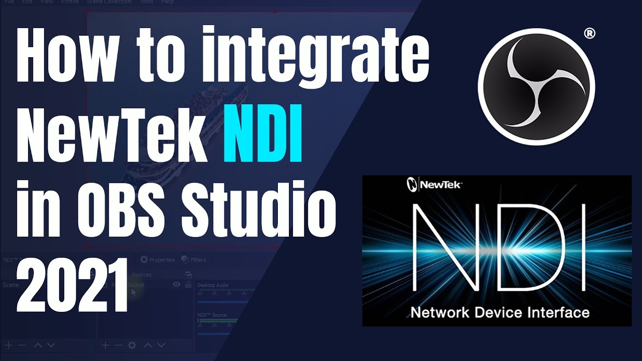 How To Configurate Newtek Ndi Plugin For Obs Studio 21 Youtube