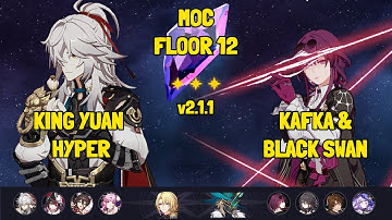 MOC 12 2.1.1 | Jing Yuan Hypercarry & Black Swan, Kafka DOT Team | Honkai: Star Rail