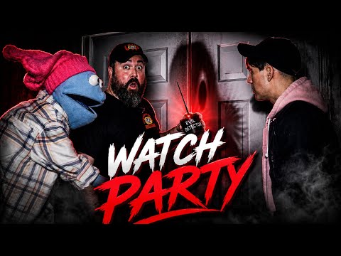 Watching The Hilarious Haunted House Video We Made With Edgar The Puppet 👻