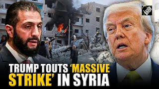 Us President Trump Says Us Carried Out Mive Strike Against Isis In Syria