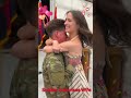 Wife Breaks Down in Tears Seeing Her Soldier Husband 🇺🇸 #shorts #reunion #militaryfamily