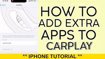 How Do I Add Extra Apps To My Apple Carplay | How to Add Apps to Your Carplay on iPhone 2025