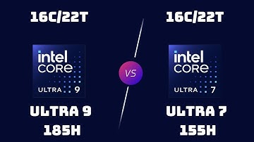 Ultra 9 185H vs Ultra 7 155H – High-End Meteor Lake Laptop CPU Showdown