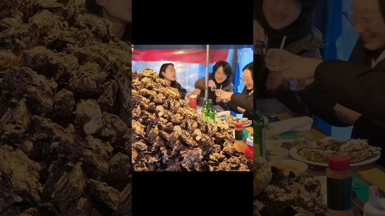 부산에만 있다는 신기한 이 포차?! 겨울되면 난리나는 곳 Korean street food