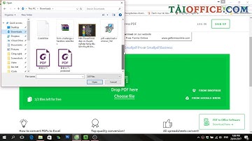 Hướng dẫn chuyển PDF sang Excel bằng Small PDF