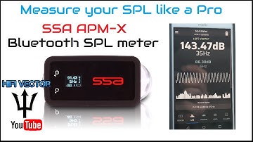 SSA APM-X car audio SPL meter bluetooth DB tester