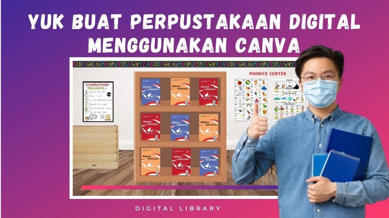 Membuat Perpustakaan Online Cara Membuat Perpustakaan Digital Hanya Menggunakan Canva - YouTube