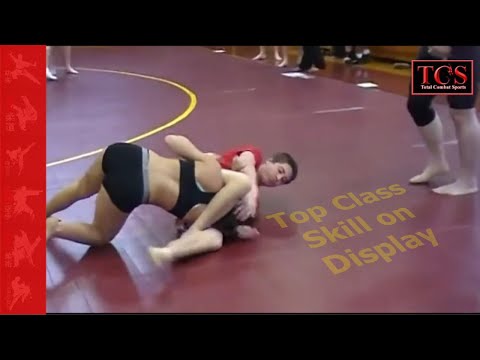 Mixed Jiu Jitsu Match Boy V Girl Good skills by Both