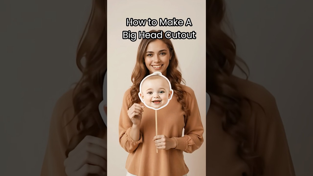 How to Make a Big Head Cutout on Stick