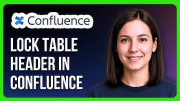How to Lock Table Header in Confluence