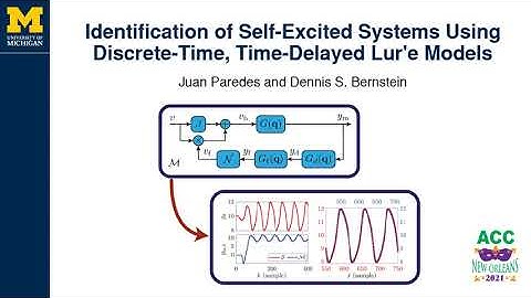 Identification of Self-Excited Systems Using Discrete-Time, Time-Delayed Lur