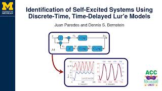 Identification of Self-Excited Systems Using Discrete-Time, Time-Delayed Lur'e Models