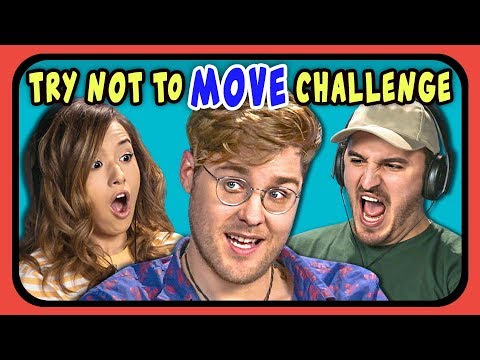 YouTubers Try Not To Move Challenge