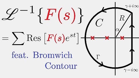 Inverse Laplace Transform Using The Residue Theorem