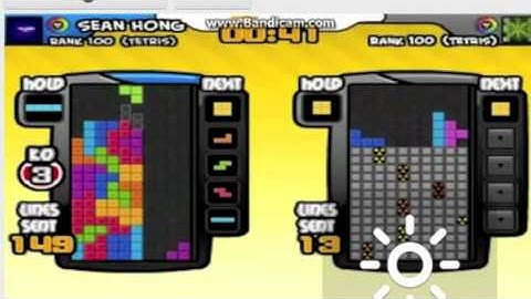 251 Lines Sent - Tetris Battle - 4 Wide Combo