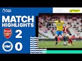 PL Highlights: Arsenal 2 Albion 0