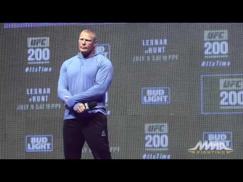 UFC 200: Brock Lesnar Open Workout Q&A Session