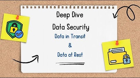 Encryption Data at-rest vs Data in-transit in 5 minutes #datasecurity