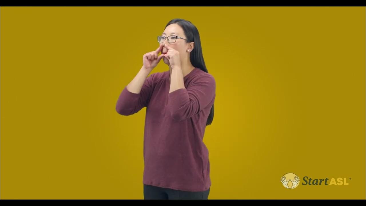 moustache in ASL YouTube