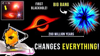 CHANGES EVERYTHING! James Webb Space Telescope Discovers a Black Hole at the Edge of the Universe