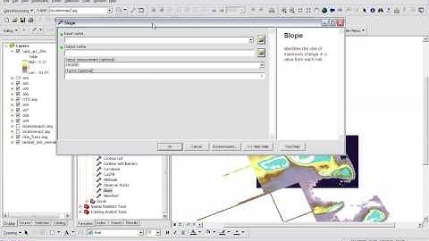 Calculating Slope ArcGIS raster data 1/3